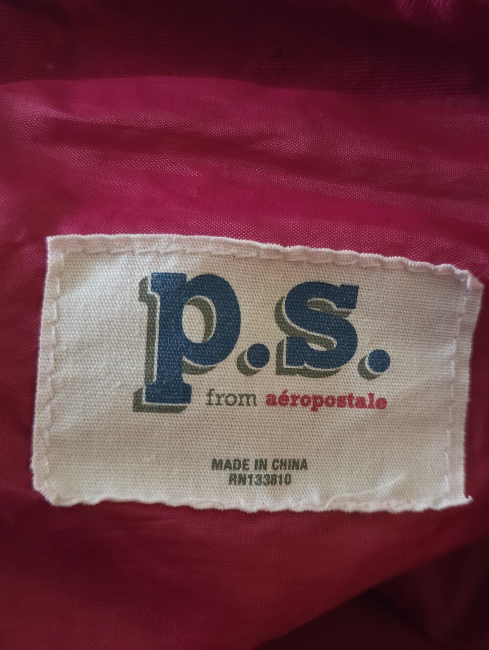PS from Aéropostale Y2K Hot Pink Sequin Drawstring Flap Mini Backpack Bag - Picture 10 of 12
